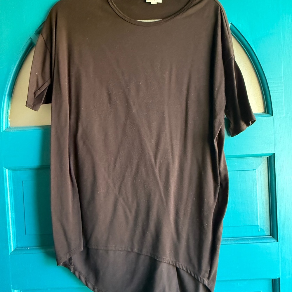 LuLaRoe Black Tunic Top